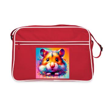 hamster - Retro Bag - red/white - Front