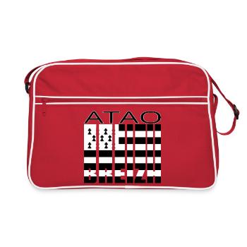 Atao Breizh - Sac Retro - rouge/blanc - Devant