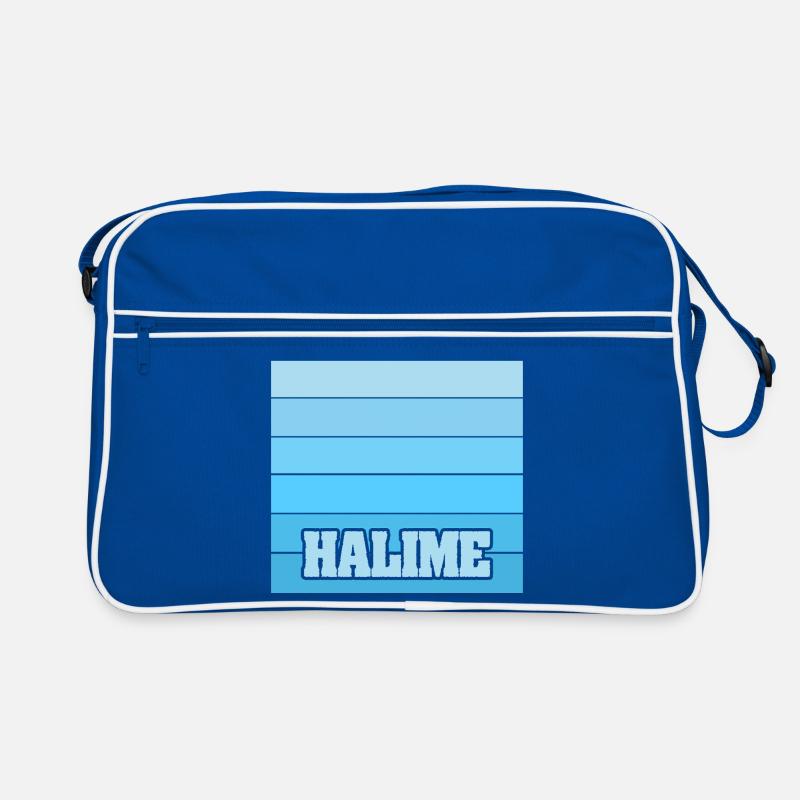 Halime als Maedchenname Retro Tasche