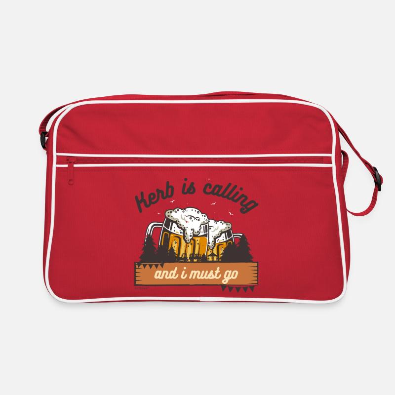 Kerb is calling - Die Kerb ruft ich muss los Retro Tasche