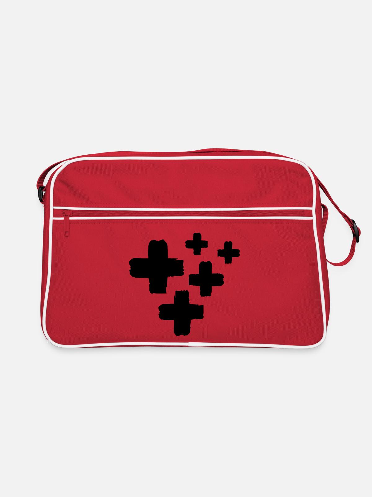 crosses - Sac Retro - rouge/blanc - Devant