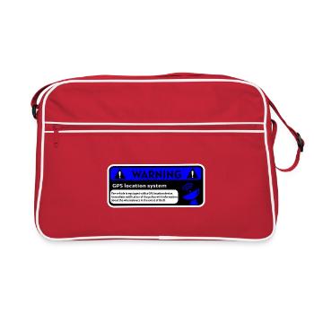 Alerte GPS et localisation véhicule - Sac Retro - rouge/blanc - Devant