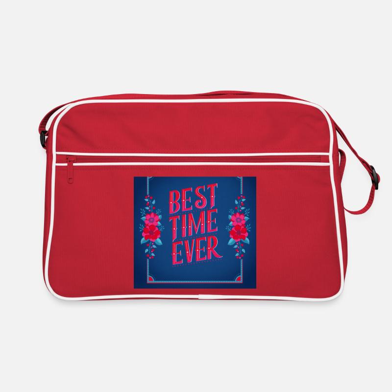 Beste Zeit Retro Tasche