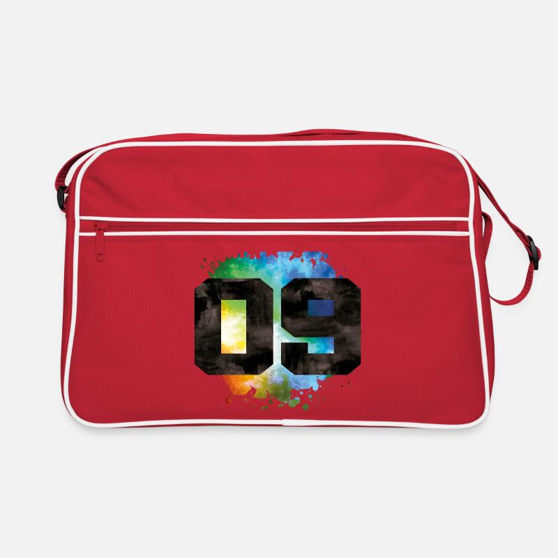 09 Colour number Retro Bag