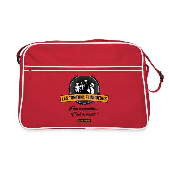 C'est du brutal ! - Sac Retro - rouge/blanc - Devant