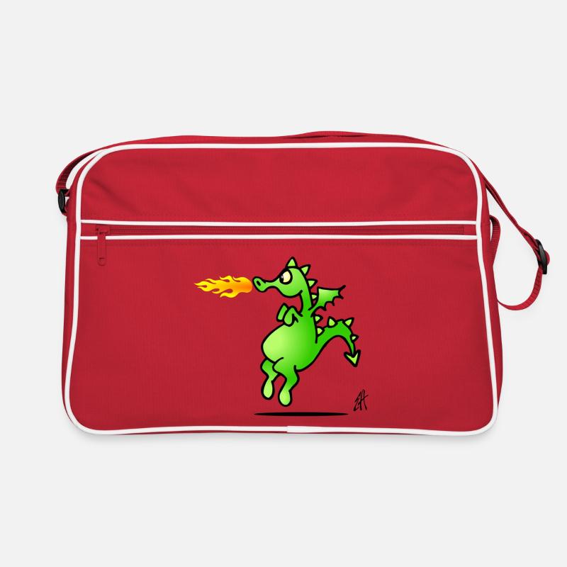 Drachen Retro Tasche