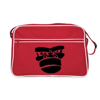 monkey affengesicht - Sac Retro - rouge/blanc - Devant