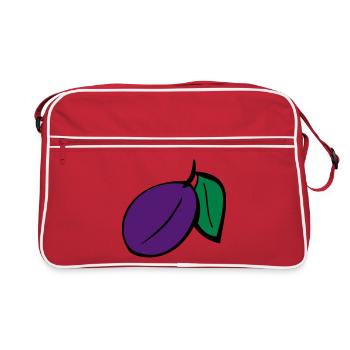Prune - Sac Retro - rouge/blanc - Devant