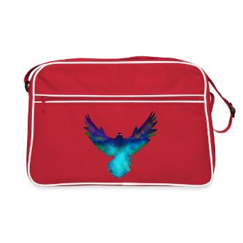 aigle faucon - Sac Retro - rouge/blanc - Devant