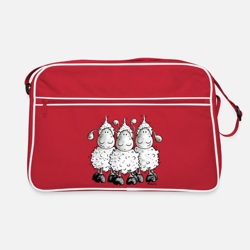 "Mc Wolle Schafe" - Sheep - Schaf Retro Tasche