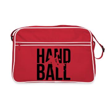 handball handbal - Sac Retro - rouge/blanc - Devant