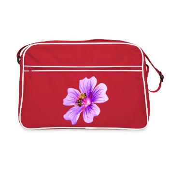 Abeille Floraison - Sac Retro - rouge/blanc - Devant