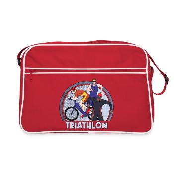 Triathlon - Retro Bag - red/white - Front
