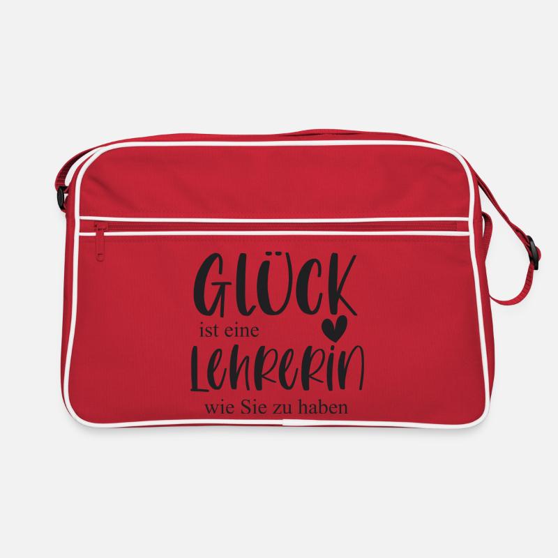 Lehrerin Danke Geschenk Abschied Retro Tasche