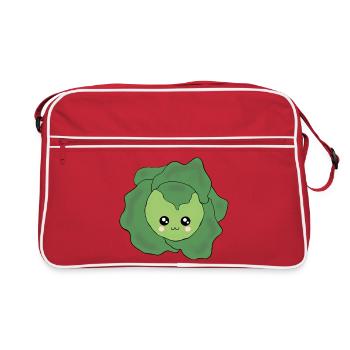 Carnaval, Carnaval, costume, salade - Sac Retro - rouge/blanc - Devant