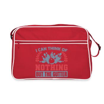I Can Think Of Nothing But The Gutter - Retro Bag - red/white - Front