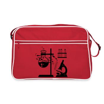 Experiment Research Laboratory - Retro Bag - red/white - Front
