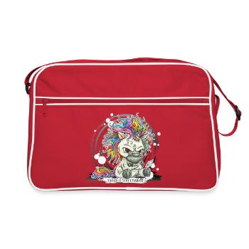 Mornicorne pré-café - Sac Retro - rouge/blanc - Devant