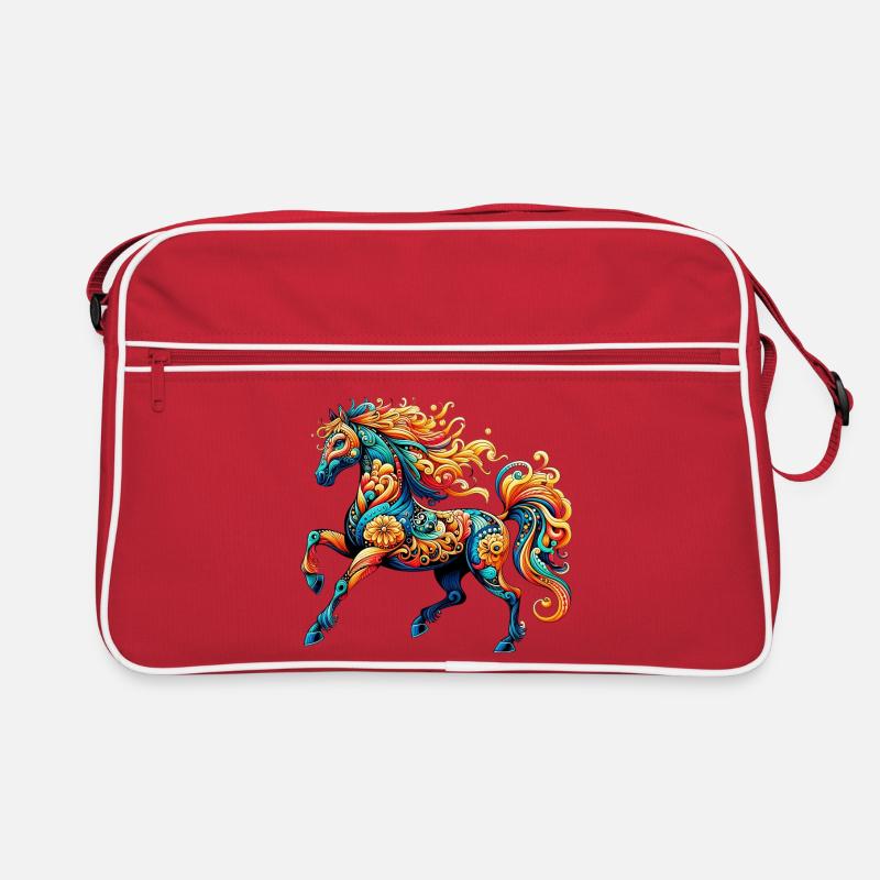Pferd Retro Tasche