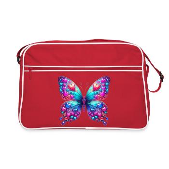 Coeur papillon Coeurs Coeurs Coeurs Coeurs - Sac Retro - rouge/blanc - Devant