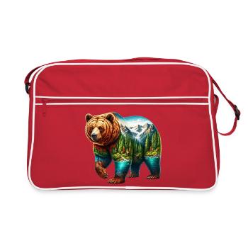 Ours - Sac Retro - rouge/blanc - Devant