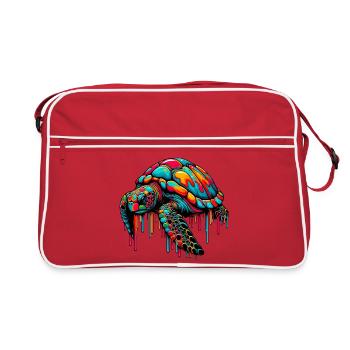 Turtle - Retro Bag - red/white - Front