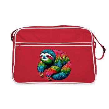 Paresse - Sac Retro - rouge/blanc - Devant
