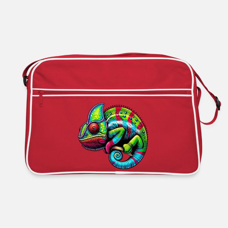 Caméléon Sac Retro