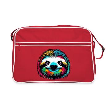 Paresse - Sac Retro - rouge/blanc - Devant