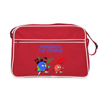 Mission to Mars - Retro Bag - red/white - Front