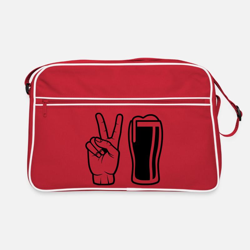 Bier bestellen Retro Tasche