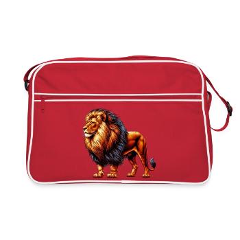 Lion - Sac Retro - rouge/blanc - Devant