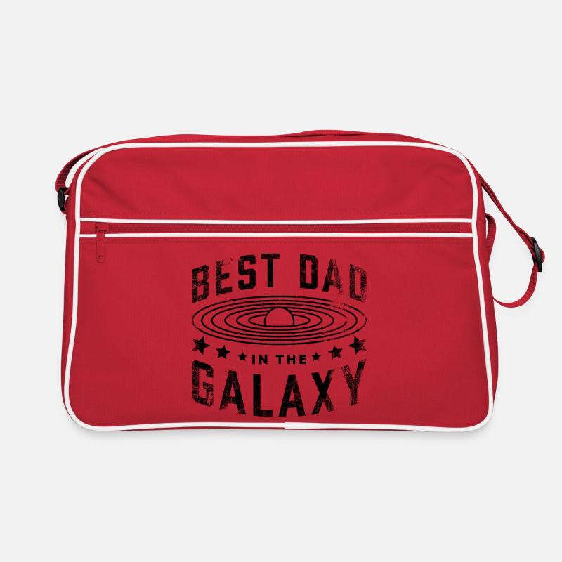 Bester Vater der Galaxis Retro Tasche