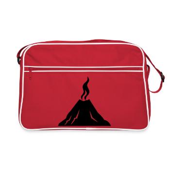 Volcan - Sac Retro - rouge/blanc - Devant