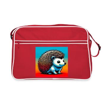 hérisson - Sac Retro - rouge/blanc - Devant