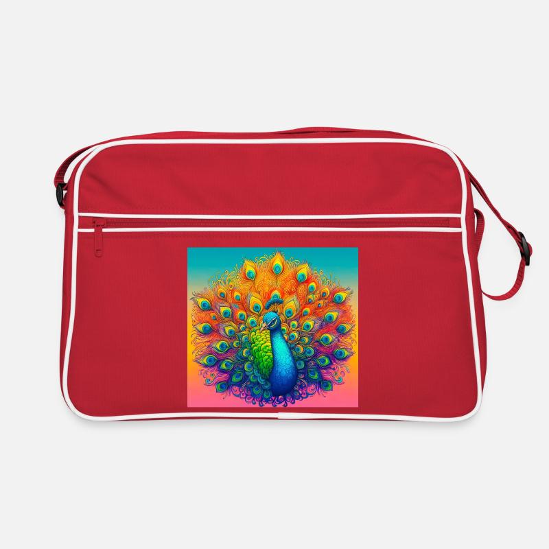 Pfau Retro Tasche