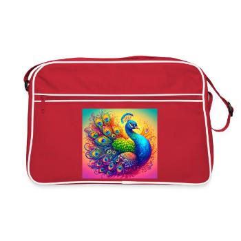 paon - Sac Retro - rouge/blanc - Devant