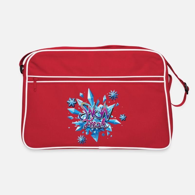 Schneekristall Explosion Retro Tasche
