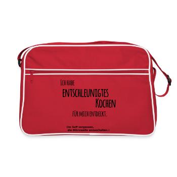 Cuisson décélérée - Sac Retro - rouge/blanc - Devant