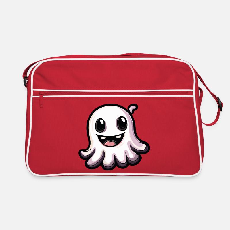 Fantôme Halloween Bande dessinée mignonne Sac Retro