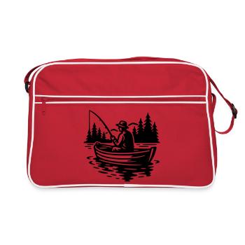Pêche - Sac Retro - rouge/blanc - Devant