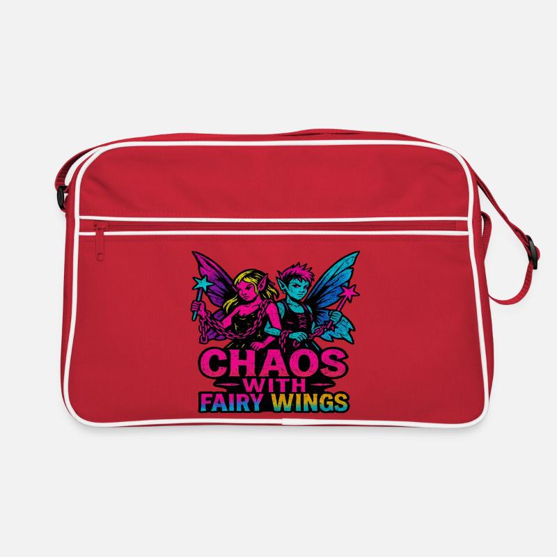 Chaos punk Fairycore avec ailes de fée Sac Retro
