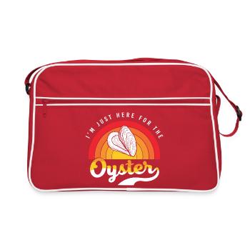 Austern - Retro Tasche - Rot/Weiß - Vorne