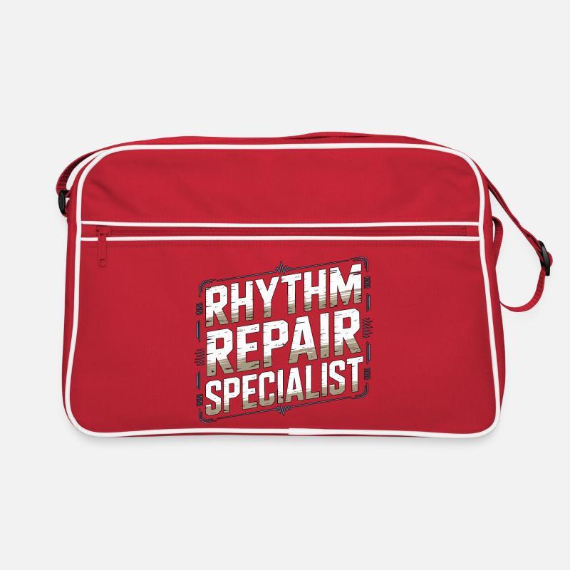 Cardiac Tech Rhythm Repair Specialist Echo Tech Retro Tasche