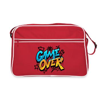 Game Over Graffiti Splash Tee - Retro Bag - red/white - Front