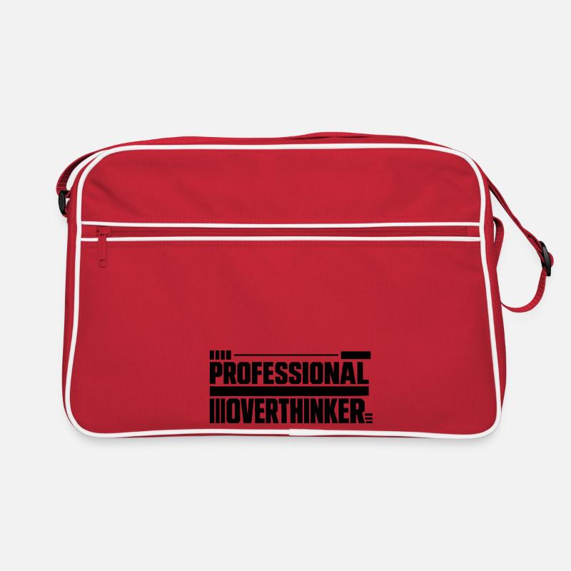 Introvertiert professional Overthinker Retro Tasche