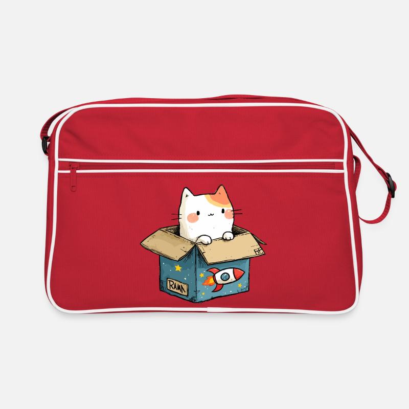 Cat's Throw Space Retro Bag