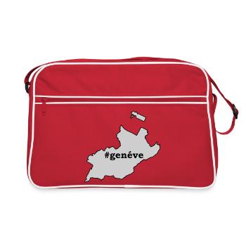 GE Genève / Geneva - Sac Retro - rouge/blanc - Devant