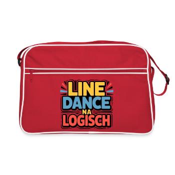 Line Dance Logical - Retro Bag - red/white - Front