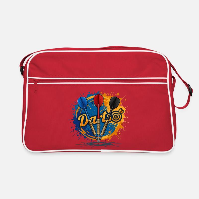 Explosion de couleurs de Dartsplash Sac Retro